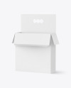 Opened Hanging Box Mockup