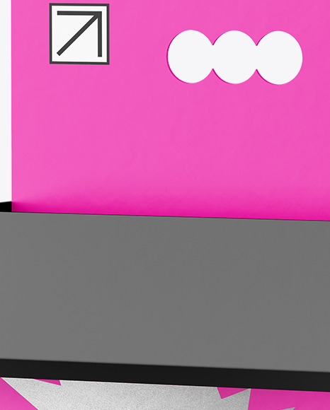 Opened Hanging Box Mockup