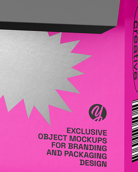 Opened Hanging Box Mockup