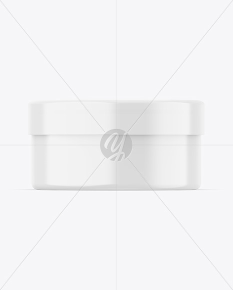 Glossy Cosmetic Jar Mockup