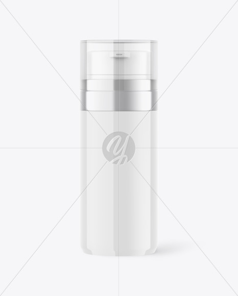 15ml Cosmetic Pump Bottle Mockup