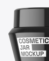 Glossy Cosmetic Jar Mockup