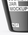 Glossy Cosmetic Jar Mockup