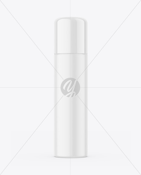 Matte Deodorant Spray Bottle Mockup