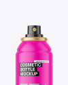 Matte Deodorant Spray Bottle Mockup