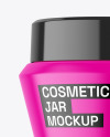 Matte Cosmetic Jar Mockup