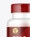 Frosted Pills Bottle Mockup