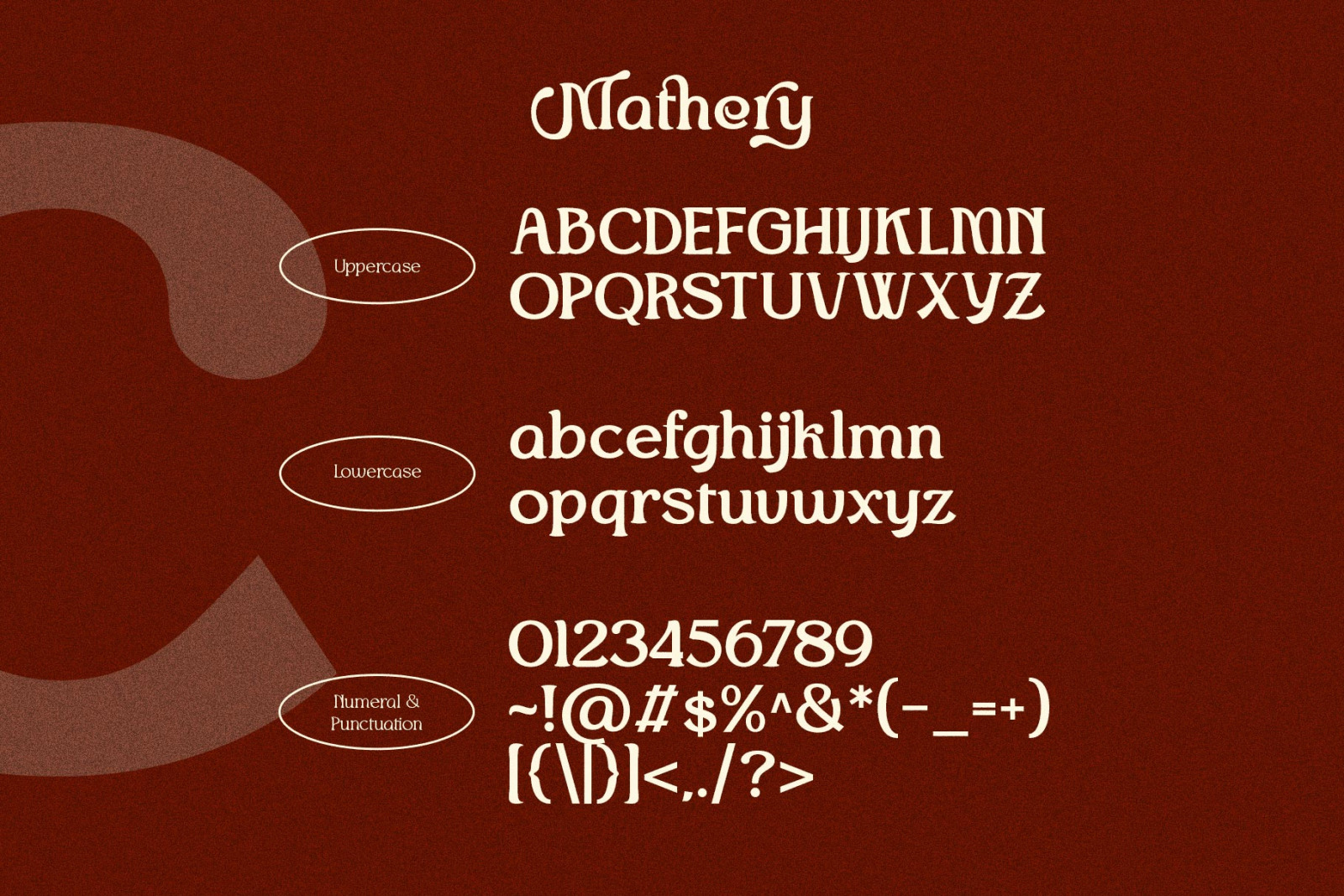 Mathery Typeface