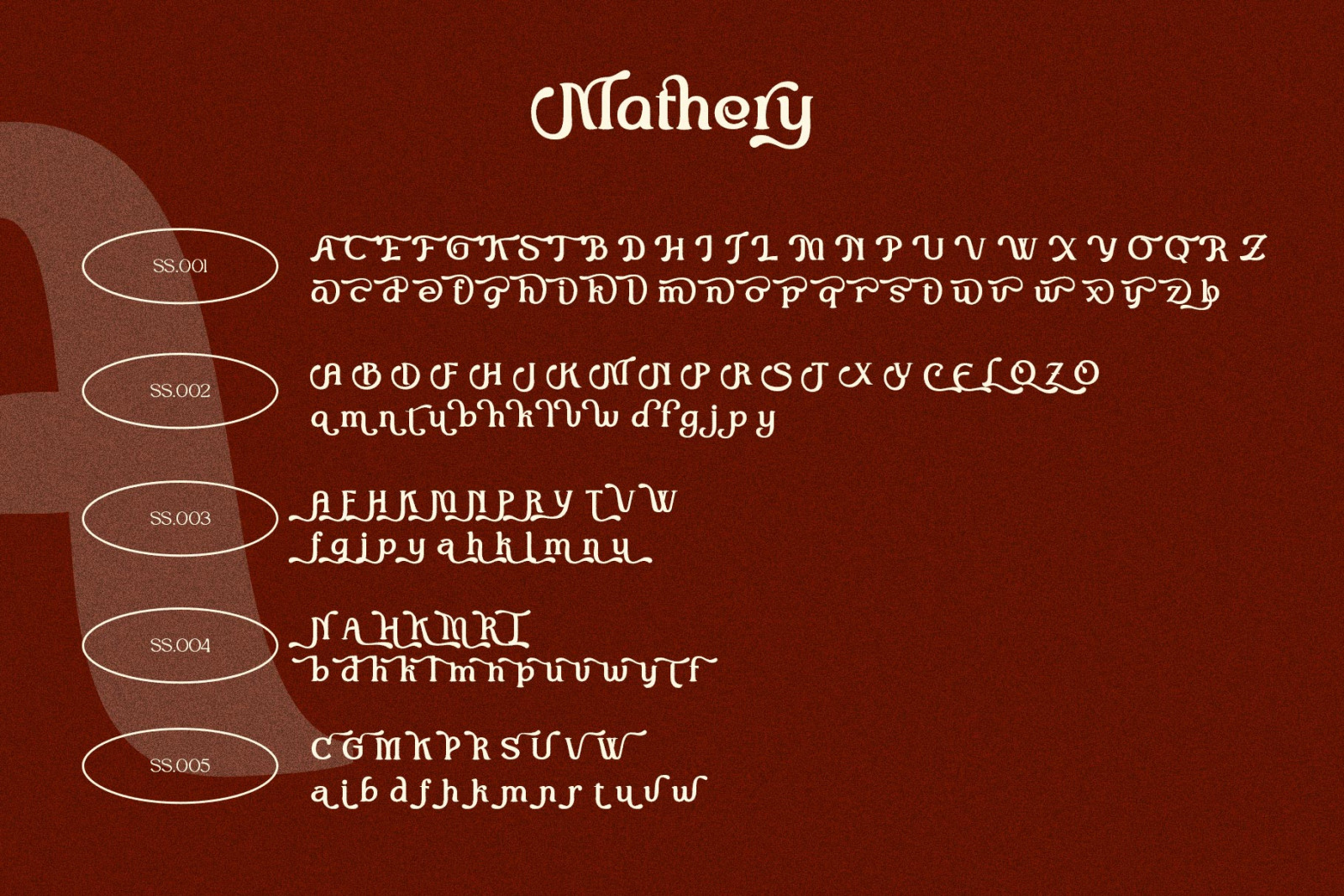 Mathery Typeface