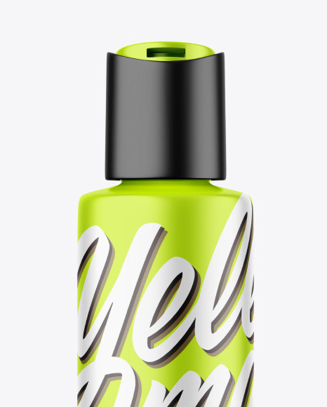 Metallic Cosmetic Bottle Mockup