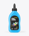 Glossy Plastic Glue Bottle Mockup