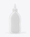 Matte Plastic Glue Bottle Mockup