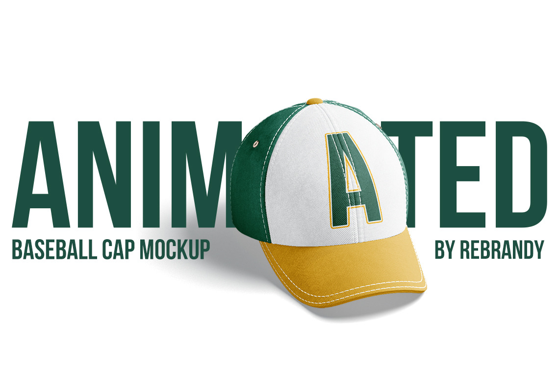 Baseball Cap Animated Mockup Baseball Cap Animated Mockup