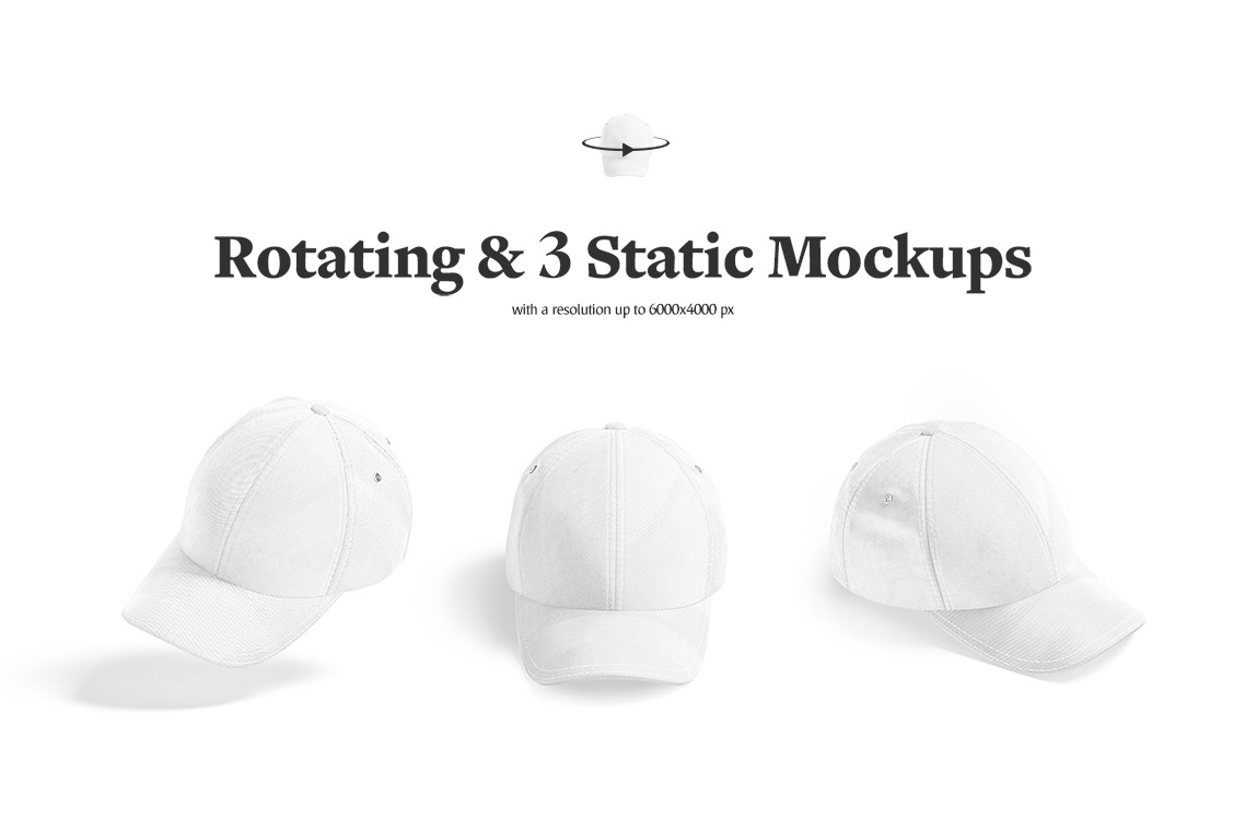 Baseball Cap Animated Mockup Baseball Cap Animated Mockup