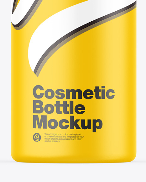 Matte Cosmetic Bottle Mockup