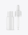 Opened Glossy Dropper Bottle Mockup