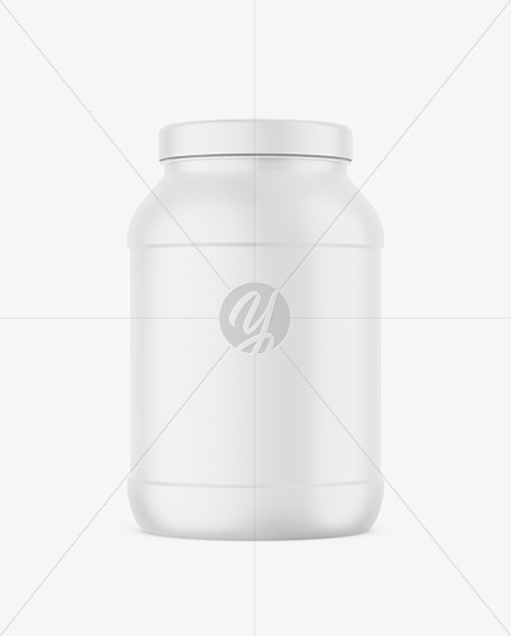 Matte Nutrition Jar Mockup Matte Nutrition Jar Mockup