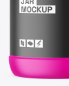 Matte Nutrition Jar Mockup Matte Nutrition Jar Mockup