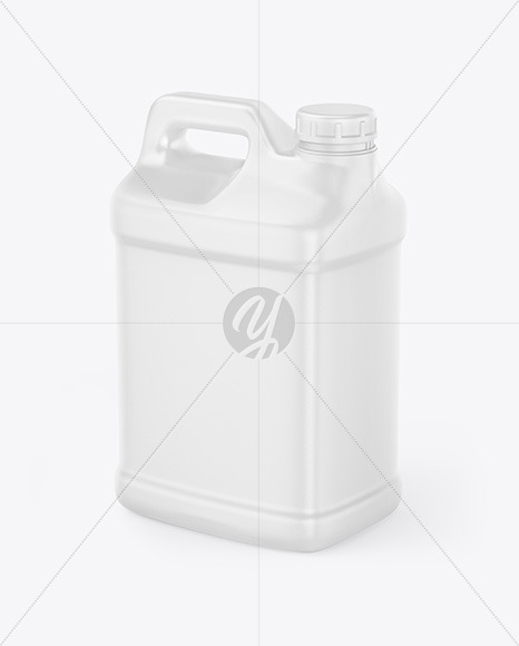 Jerrycan Mockup - Half Side View