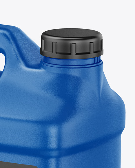 Jerrycan Mockup - Half Side View