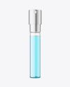 Clear Glass Perfume Vial Mockup