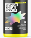 Opened Matte Dropper Bottle Mockup