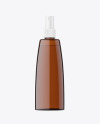 Amber Spray Bottle Mockup