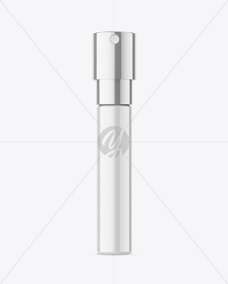 Glossy Perfume Vial Mockup