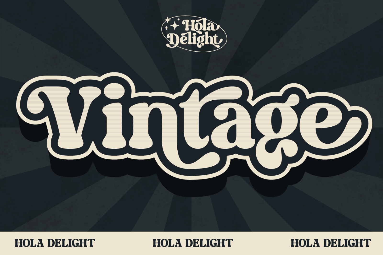 Hola Delight | Retro Serif Font Hola Delight | Retro Serif Font