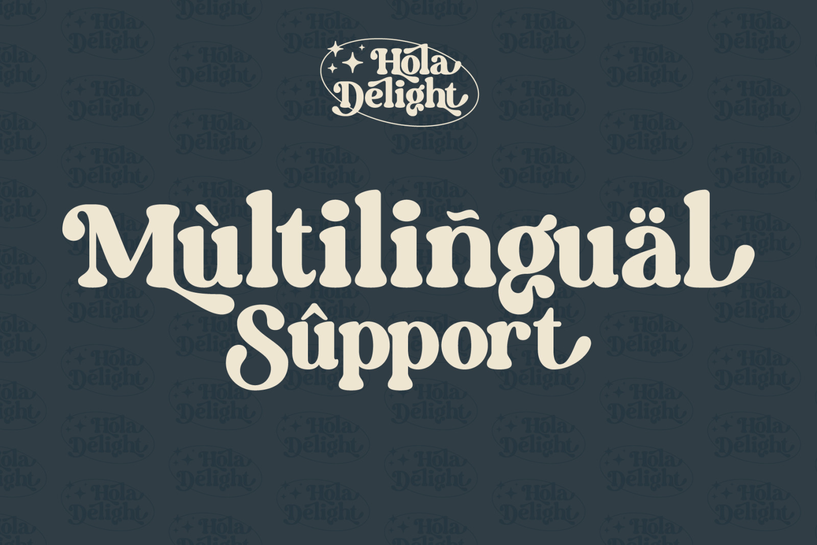 Hola Delight | Retro Serif Font