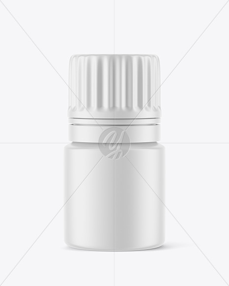 Matte Plastic Bottle Mockup