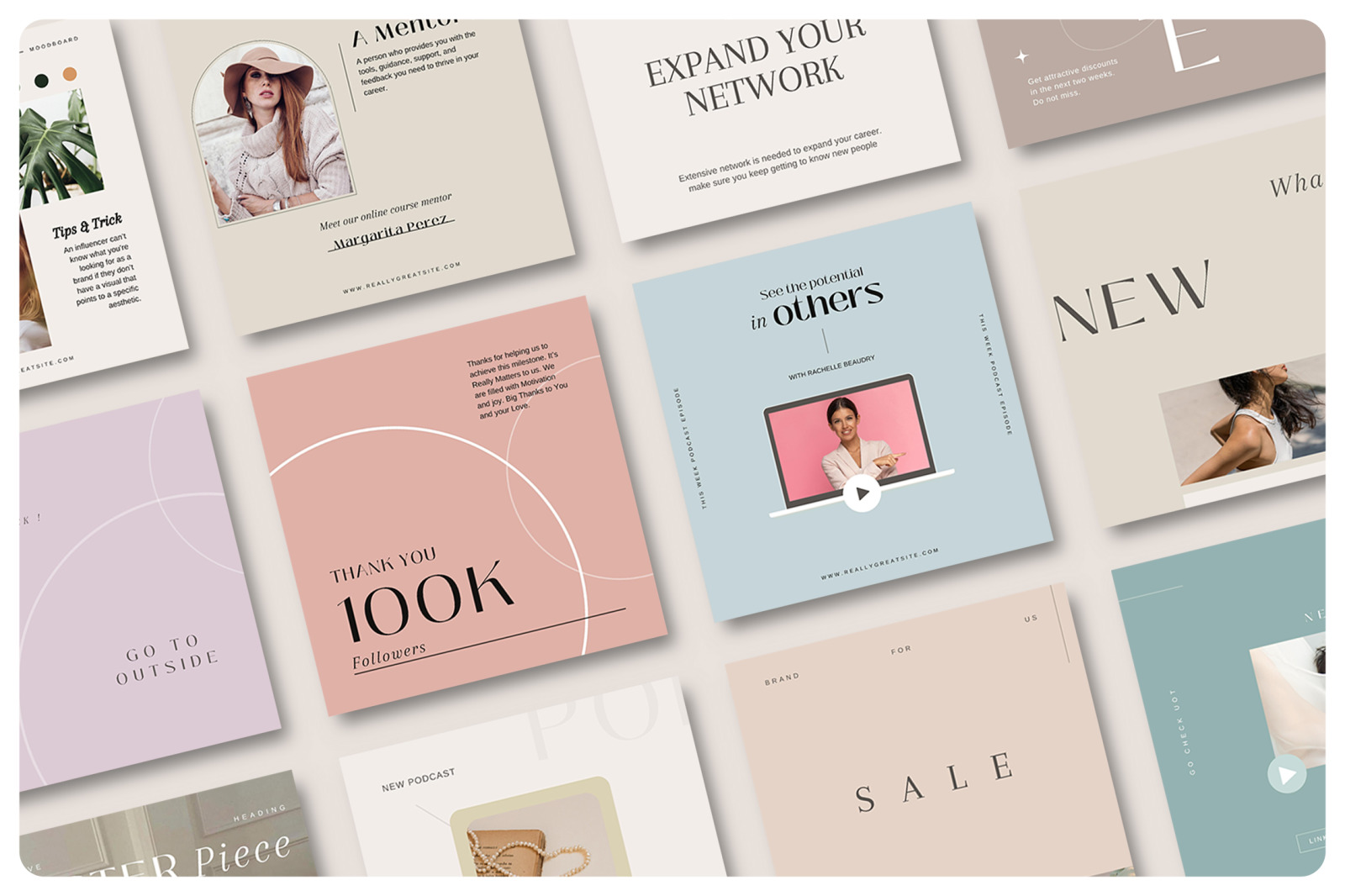 TAHOE Wellness Instagram Kit | CANVA