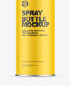 Matte Spray Bottle Mockup