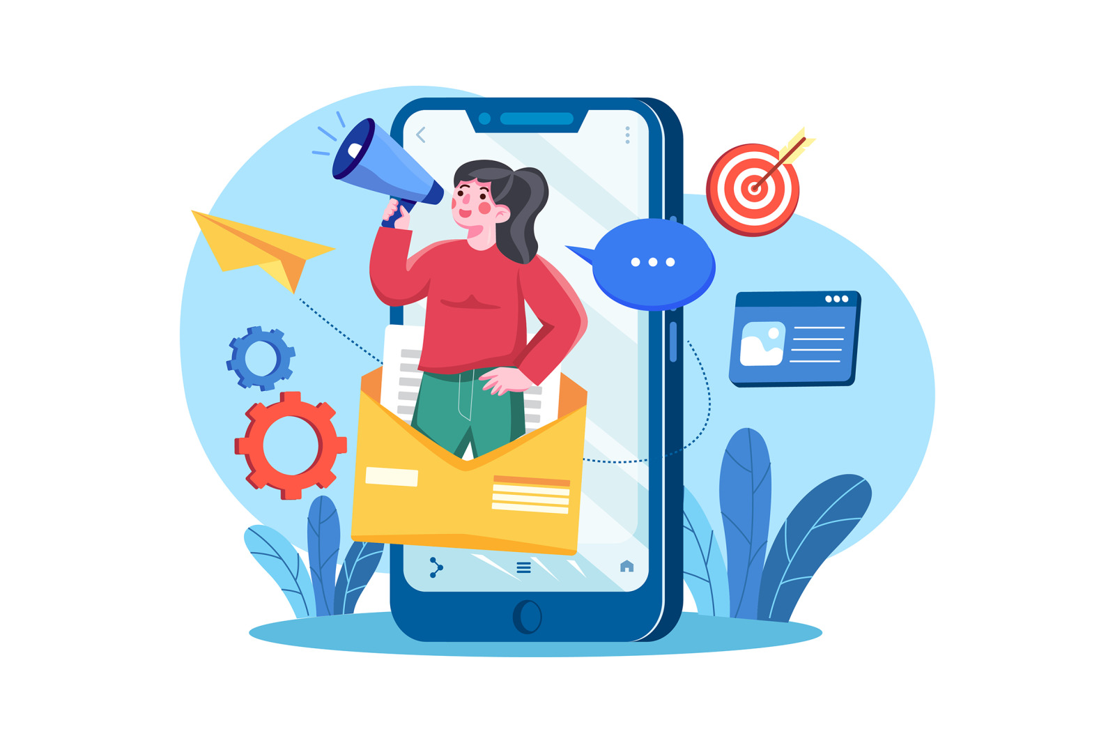 M455_Digital Marketing Illustration Pack M455_Digital Marketing Illustration Pack