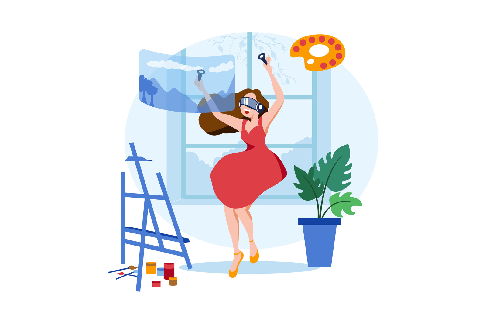 M417_Virtual Reality Illustration Pack