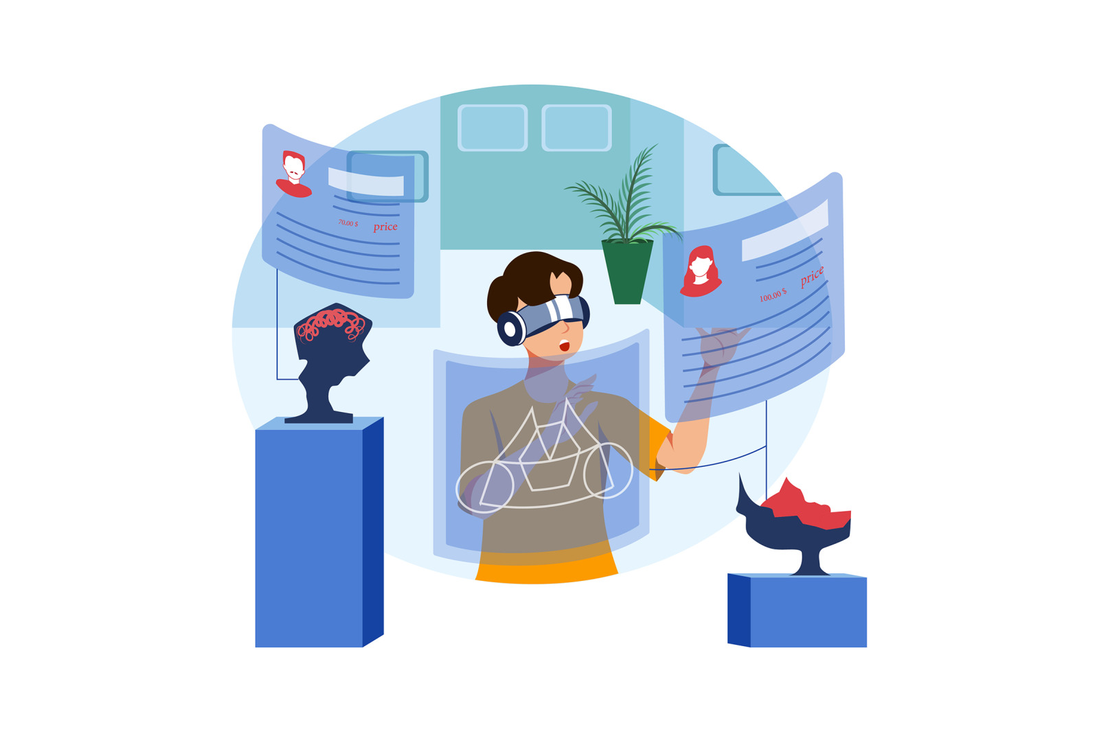 M417_Virtual Reality Illustration Pack