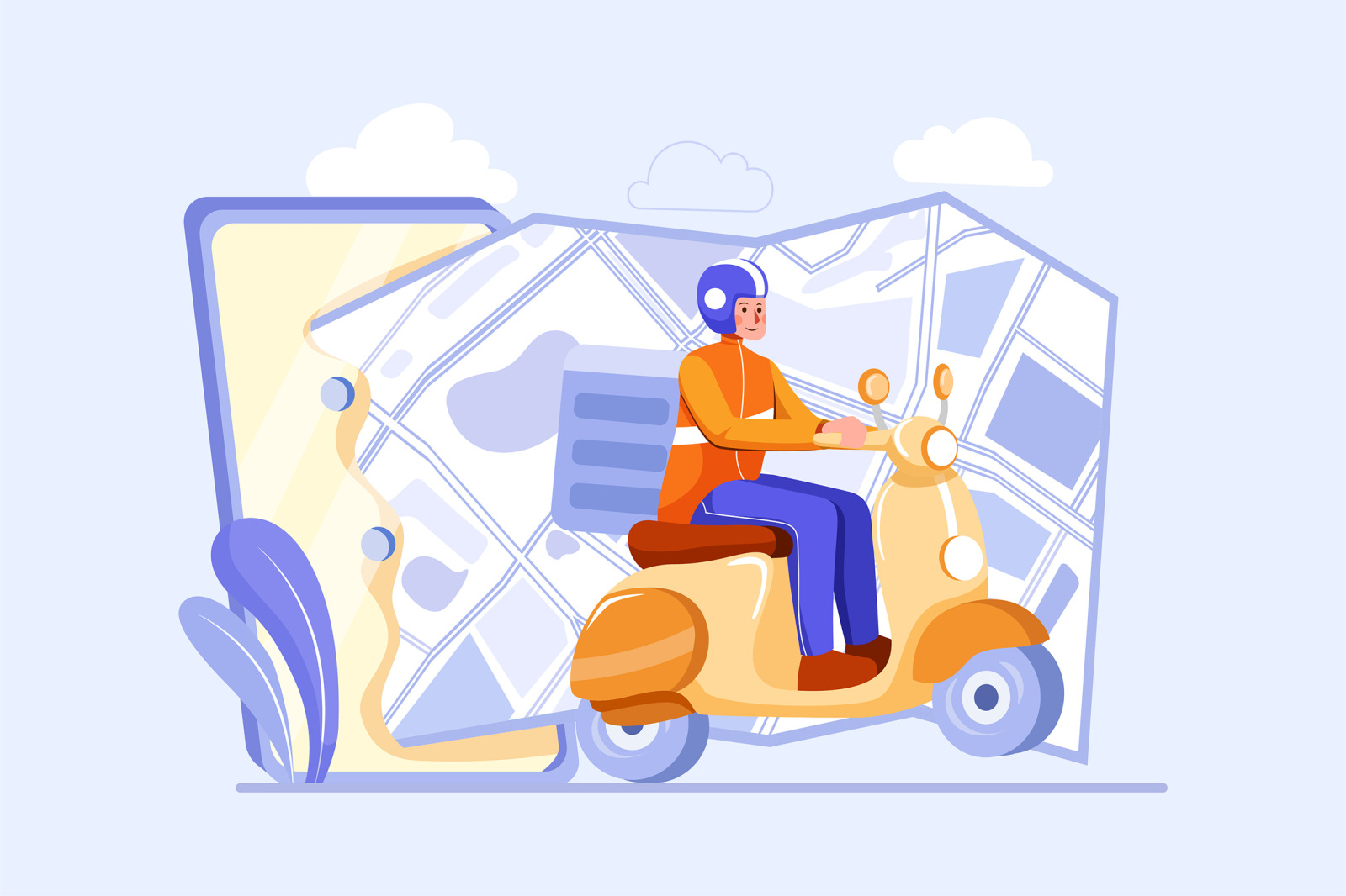 M444_Parcel Delivery Service Illustrations M444_Parcel Delivery Service Illustrations
