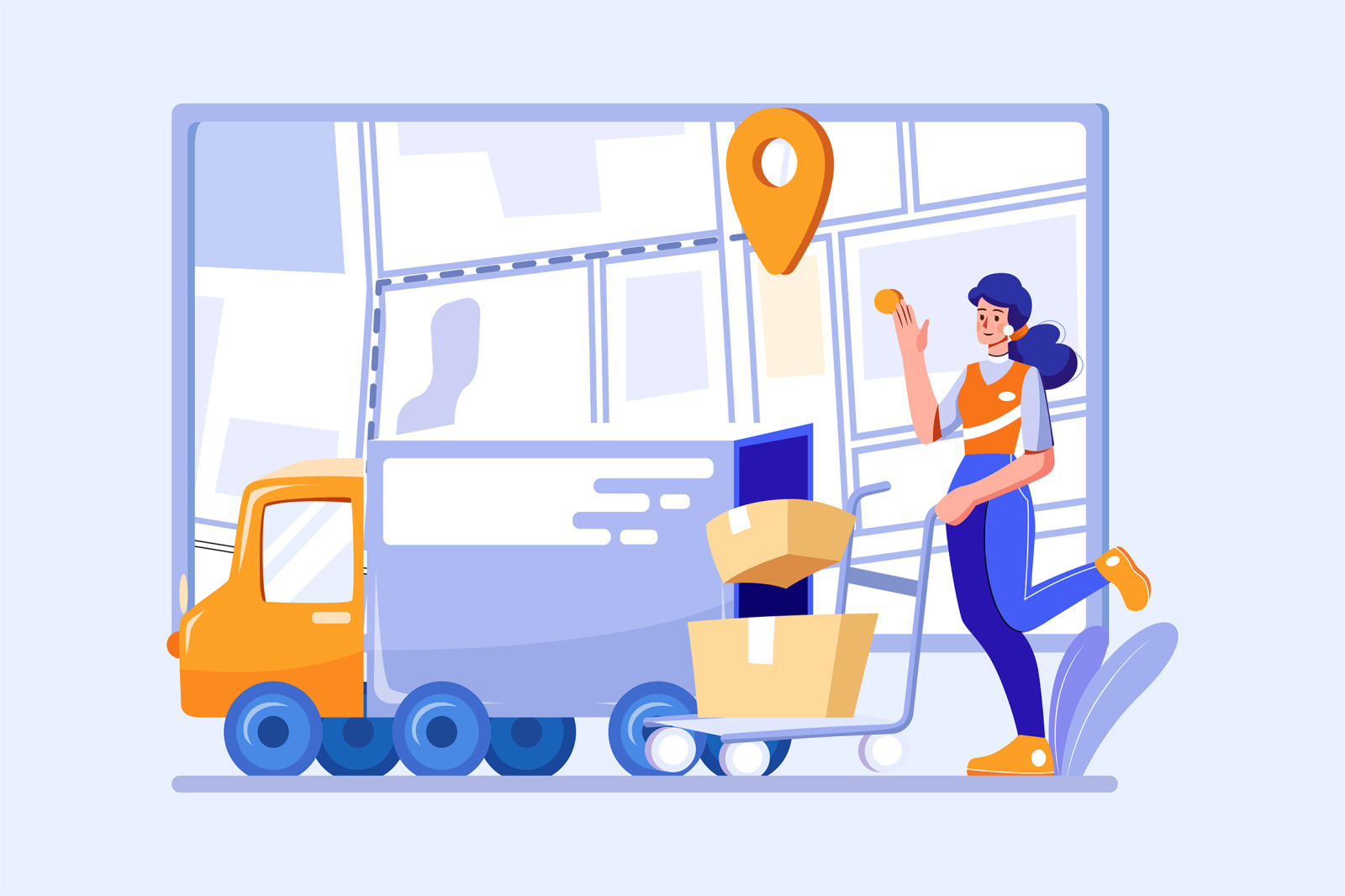 M444_Parcel Delivery Service Illustrations M444_Parcel Delivery Service Illustrations