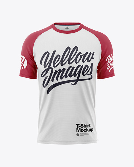 Men's Reglan T-Shirt Mockup - Front View