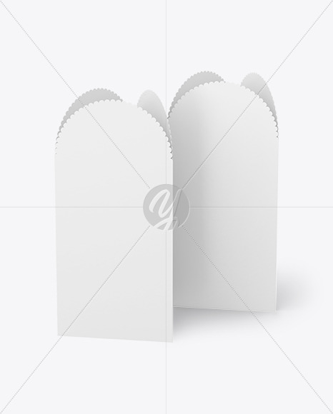 Two Paper Table Talkers Mockup