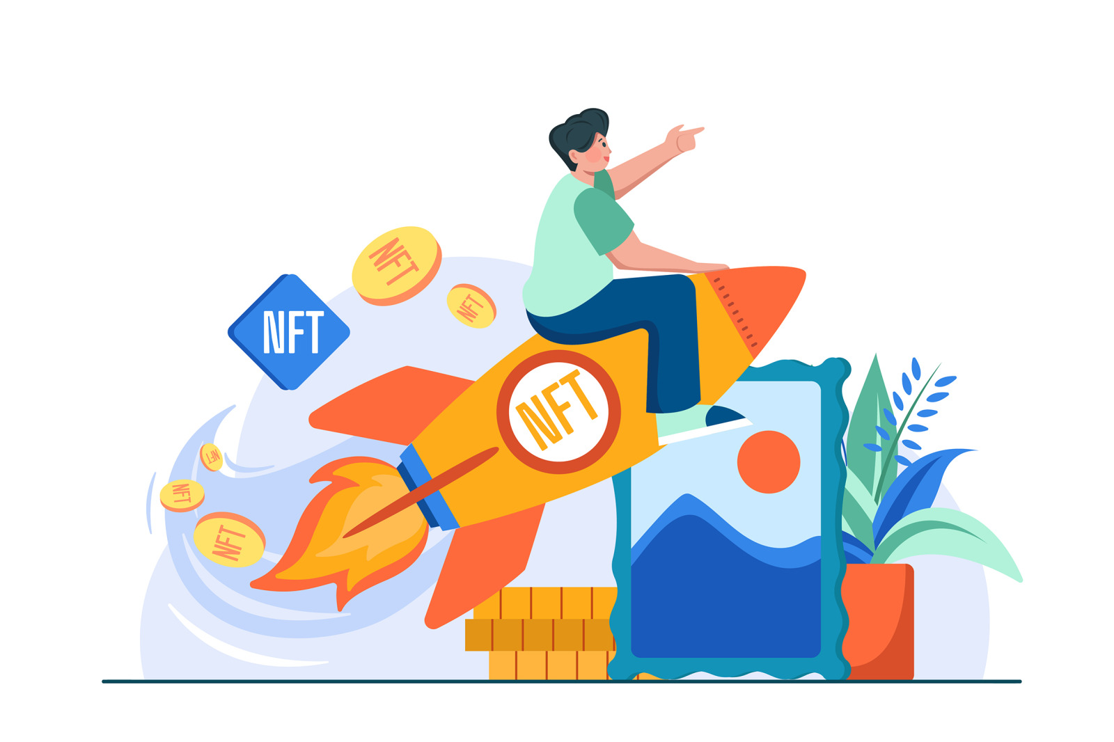 M469_Digital World NFT Illustrations