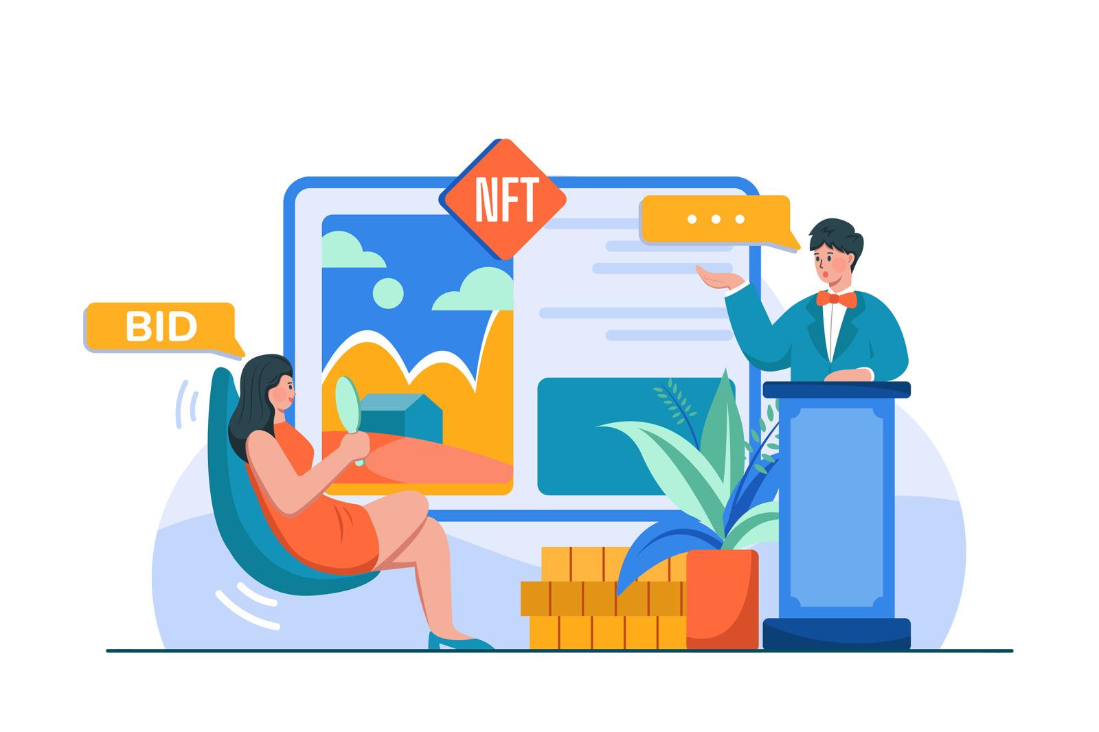 M469_Digital World NFT Illustrations