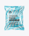 Metallic Snack Pack Mockup