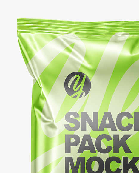 Metallic Snack Pack Mockup