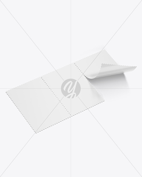 Three Postage Stamp Mockup