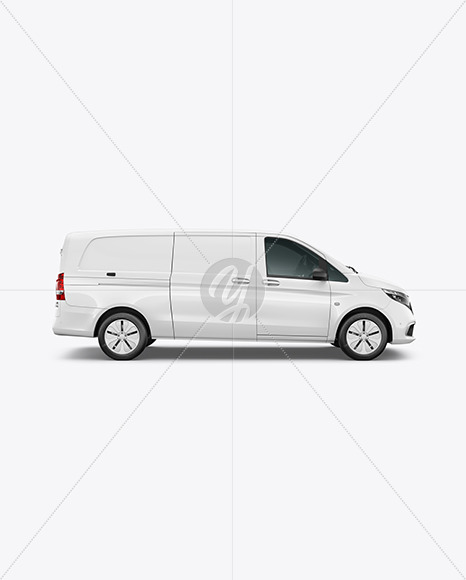 Panel Van Mockup - Side View