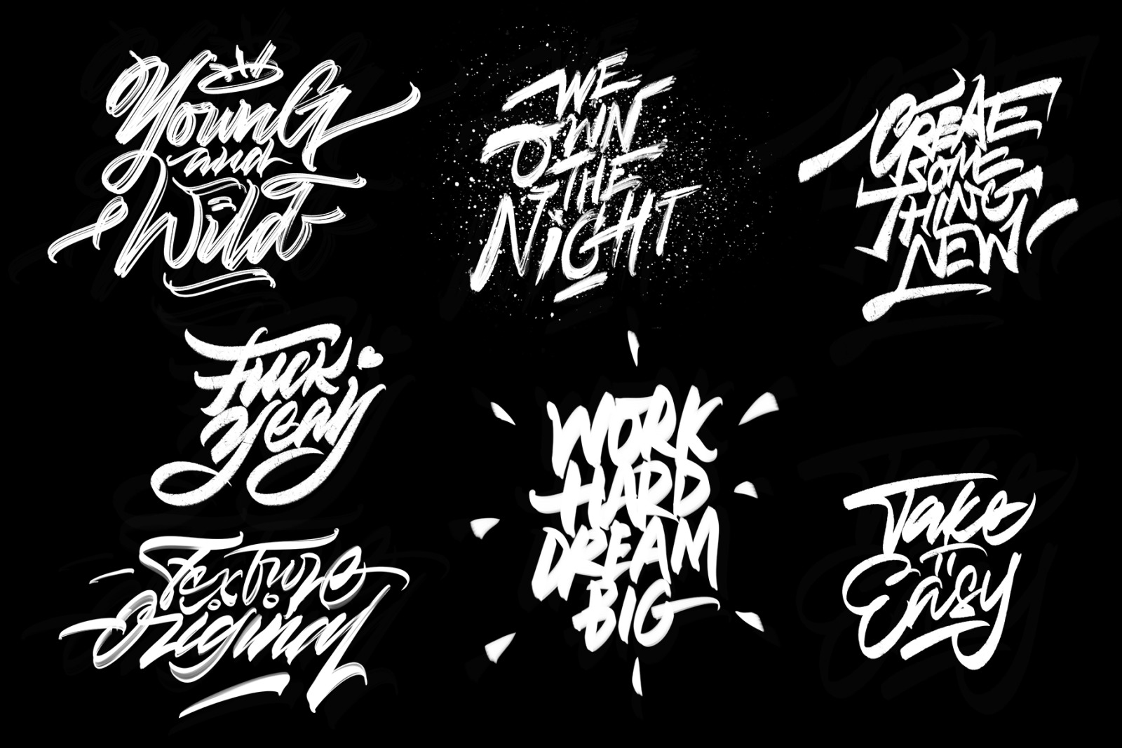 Lettering Brushes Procreate