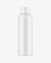 Glossy Plastic Bottle Mockup