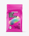 Glossy Food Bag Mockup