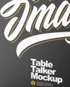 Paper Table Talker Mockup